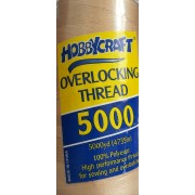 Overlocking Thread - Straw - 5000yd 